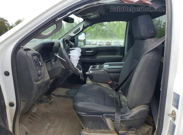 1GC3YLE72NF310670 2022 CHEVROLET SILVERADO White Вид салону спереду