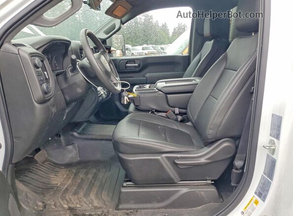 1GC3YLE78NF241421 2022 CHEVROLET SILVERADO White Vista interior delantera