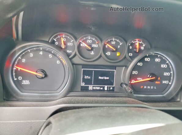 1GC3YLE78NF241421 2022 CHEVROLET SILVERADO White Vista del cuadro de instrumentos
