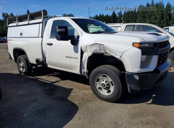 1GC3YLE78NF241421 2022 CHEVROLET SILVERADO White Delantero derecho