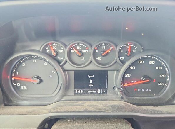 1GC4ALEY4SF282075 2025 CHEVROLET SILVERADO White Սարքավորումների վահանակի տեսք
