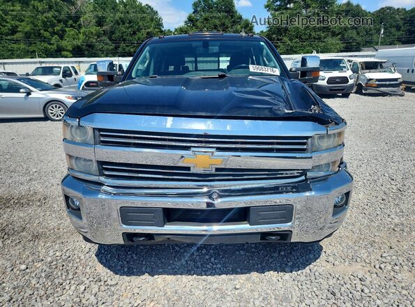1GC4K0C84GF115754 2016 CHEVROLET SILVERADO Black Front view