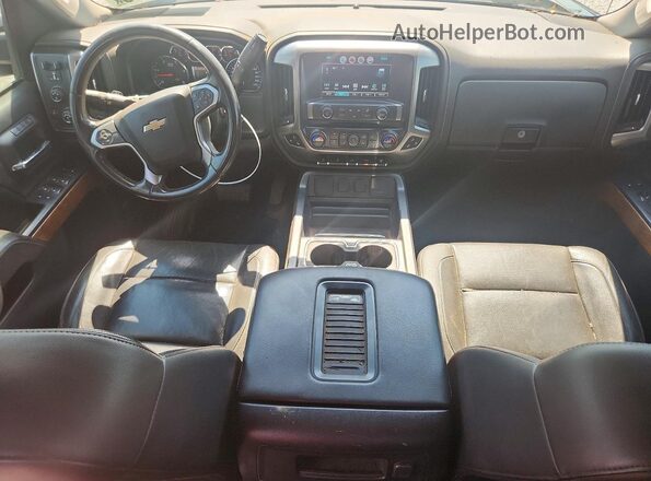 1GC4K0C84GF115754 2016 CHEVROLET SILVERADO Black Dashboard view