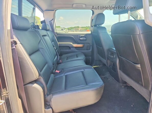 1GC4K0C84GF115754 2016 CHEVROLET SILVERADO Black Rear seats view