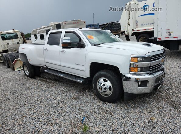 1GC4K0EY8JF177338 2018 CHEVROLET SILVERADO Белый Передняя правая четверть