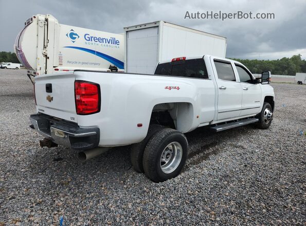 1GC4K0EY8JF177338 2018 CHEVROLET SILVERADO Белый Задняя правая четверть