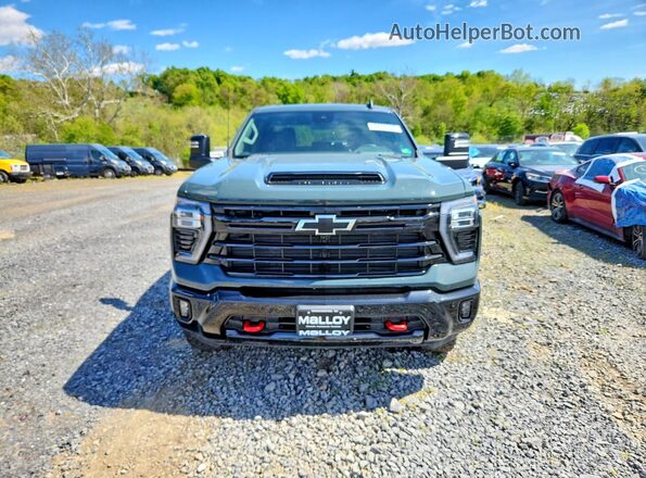1GC4KNEY2TF142021 2026 CHEVROLET SILVERADO Green Դիմացի տեսք