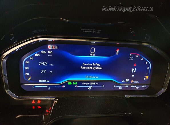 1GC4KNEY8SF150526 2025 CHEVROLET SILVERADO Gray Instrument cluster view