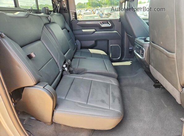 1GC4KPEY7SF249690 2025 CHEVROLET SILVERADO Silver Rear seats view