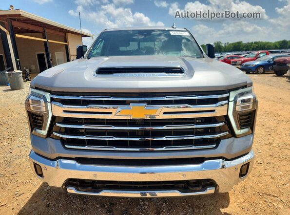 1GC4KPEY7SF249690 2025 CHEVROLET SILVERADO Silver Front view