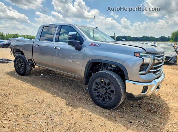 1GC4KPEY7SF249690 2025 CHEVROLET SILVERADO Silver Front right