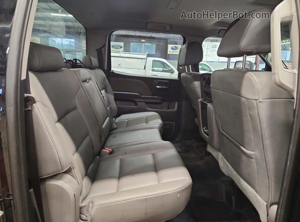 1GC4KVCY6KF173337 2019 CHEVROLET SILVERADO Black Rear seats view