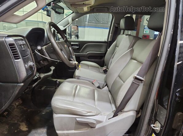 1GC4KVCY6KF173337 2019 CHEVROLET SILVERADO Black Front interior view