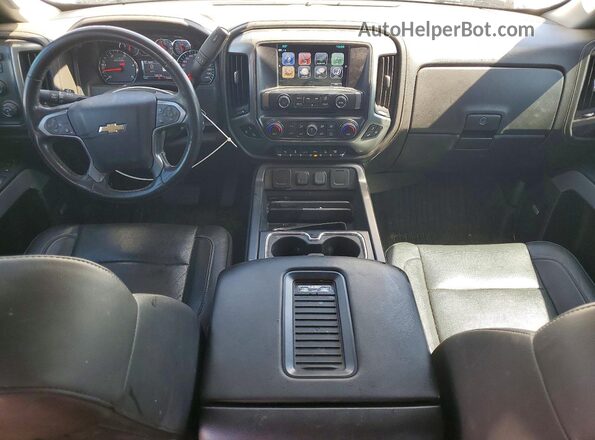 1GC4KXCY1KF184791 2019 CHEVROLET SILVERADO Белый Вид панели приборов