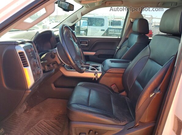 1GC4KXCY1KF184791 2019 CHEVROLET SILVERADO Белый Вид салона спереди