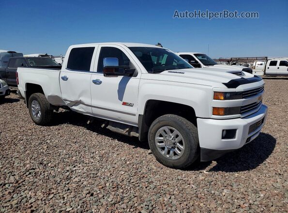 1GC4KXCY1KF184791 2019 CHEVROLET SILVERADO Белый Передняя правая четверть
