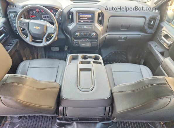 1GC4YLE70PF192402 2023 CHEVROLET SILVERADO White Առջևի վահանակի տեսք