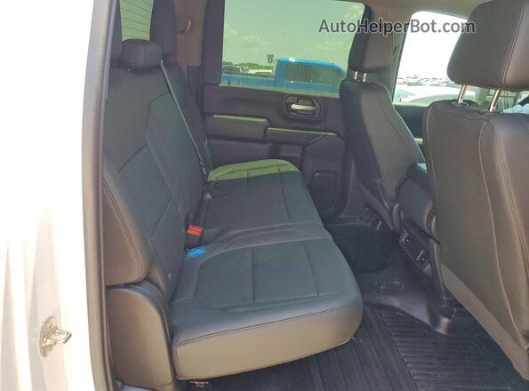 1GC4YLE73LF148968 2020 CHEVROLET SILVERADO White Rear seats view