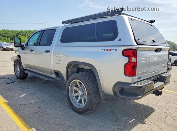 1GC4YME70PF102414 2023 CHEVROLET SILVERADO Серебряный Задняя левая четверть
