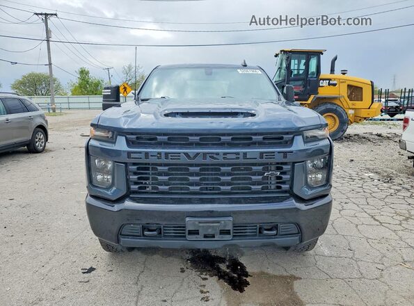 1GC4YME71LF219803 2020 CHEVROLET SILVERADO Charcoal წინა ხედი