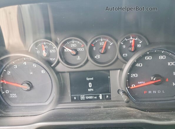 1GC4YME71LF219803 2020 CHEVROLET SILVERADO Charcoal ხელსაწყოთა პანელის ხედი