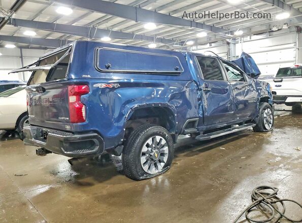 1GC4YME72NF103738 2022 CHEVROLET SILVERADO Blue Tył prawy