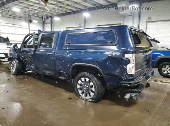 1GC4YME72NF103738 2022 CHEVROLET SILVERADO Blue Tył lewy