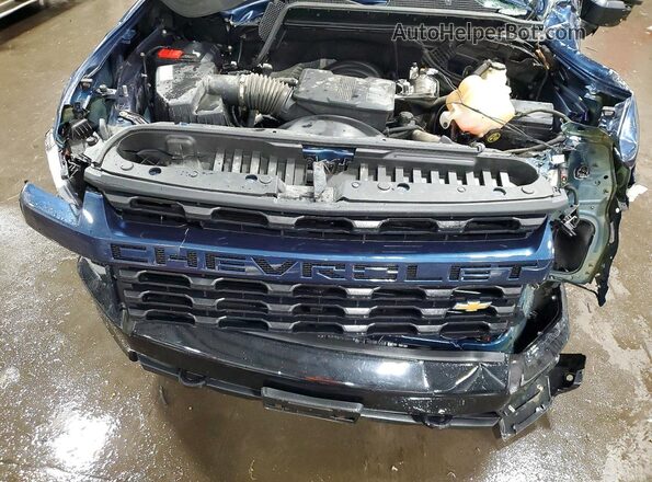 1GC4YME72NF103738 2022 CHEVROLET SILVERADO Blue Widok wnętrza z tyłu
