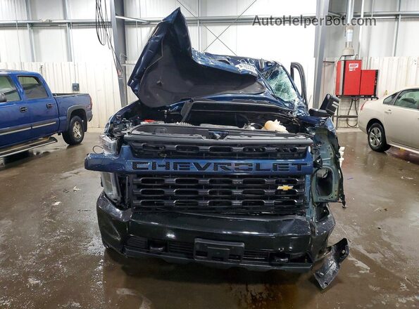 1GC4YME72NF103738 2022 CHEVROLET SILVERADO Blue Widok z przodu