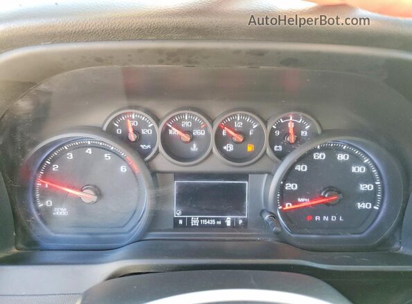 1GC4YME76PF136776 2023 CHEVROLET SILVERADO Silver Вид щитка приладів