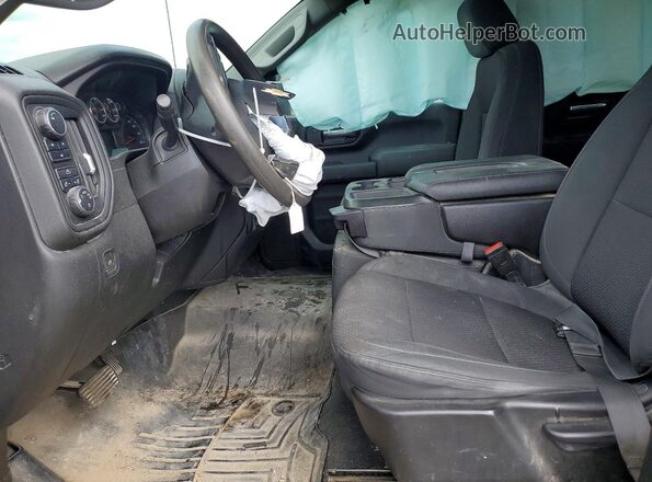 1GC4YME77NF132216 2022 CHEVROLET SILVERADO Black Front interior view