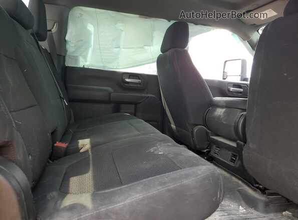 1GC4YME77NF132216 2022 CHEVROLET SILVERADO Black Rear seats view