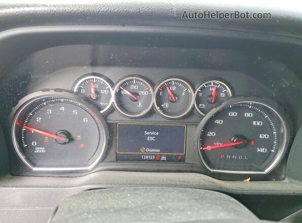 1GC4YME77NF132216 2022 CHEVROLET SILVERADO Black Instrument cluster view