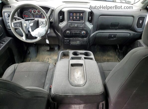 1GC4YME77NF132216 2022 CHEVROLET SILVERADO Black Dashboard view
