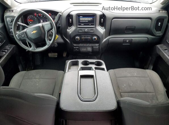 1GC4YME77NF230369 2022 CHEVROLET SILVERADO Gray Vista del salpicadero