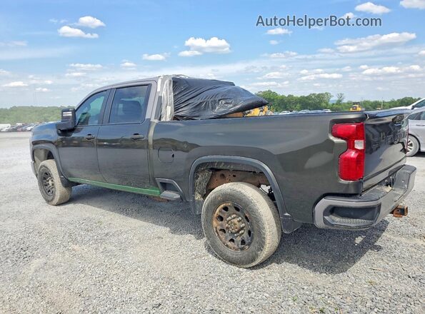 1GC4YME77NF230369 2022 CHEVROLET SILVERADO Gray Trasero izquierdo