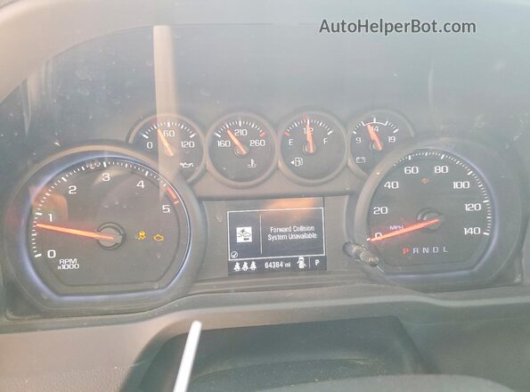 1GC4YMEY4RF180500 2024 CHEVROLET SILVERADO Белый Вид щитка приборов