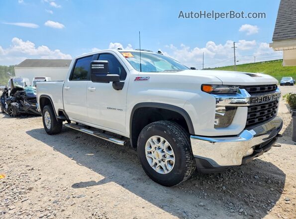 1GC4YNE70NF163586 2022 CHEVROLET SILVERADO White Передня права чверть