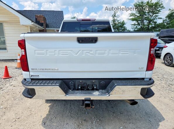 1GC4YNE70NF163586 2022 CHEVROLET SILVERADO White Вид ззаду