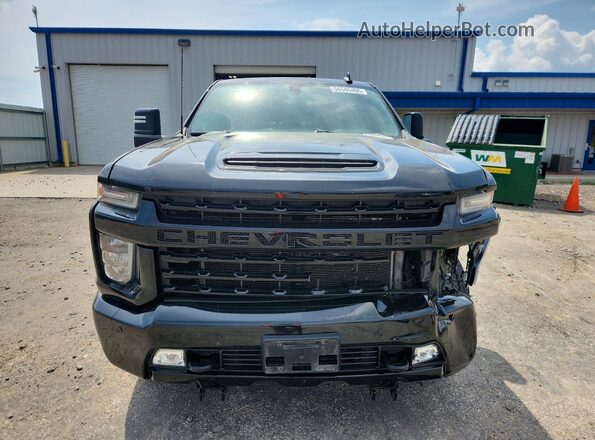 1GC4YNE73NF270003 2022 CHEVROLET SILVERADO Black Front view
