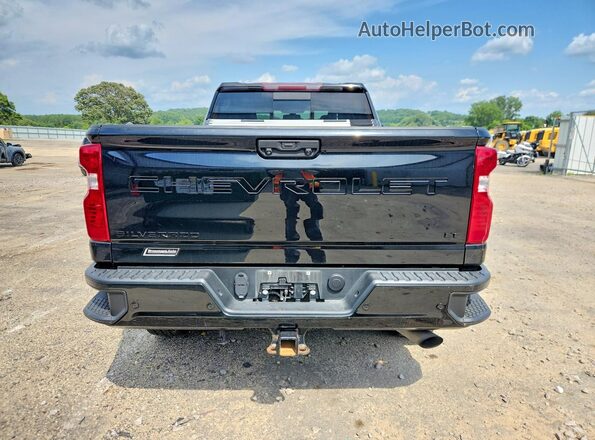 1GC4YNE73NF270003 2022 CHEVROLET SILVERADO Black Rear view
