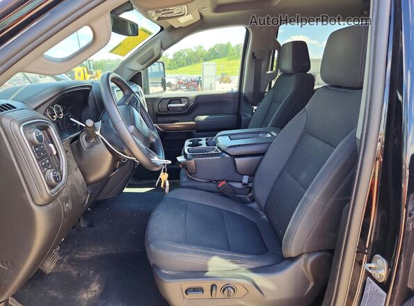 1GC4YNE73NF270003 2022 CHEVROLET SILVERADO Black Front interior view