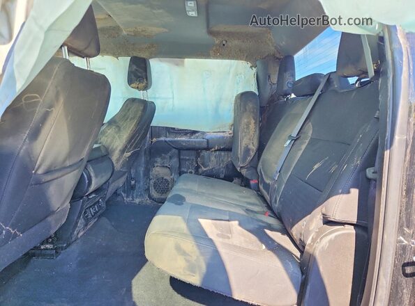 1GC4YNE74NF144345 2022 CHEVROLET SILVERADO Black Vista de los asientos traseros