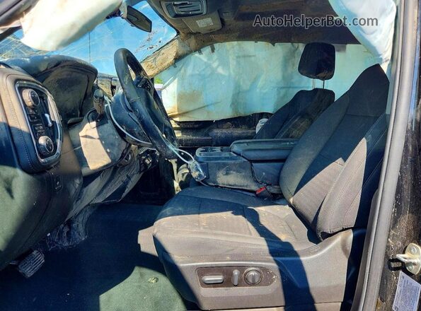 1GC4YNE74NF144345 2022 CHEVROLET SILVERADO Black Vista interior delantera