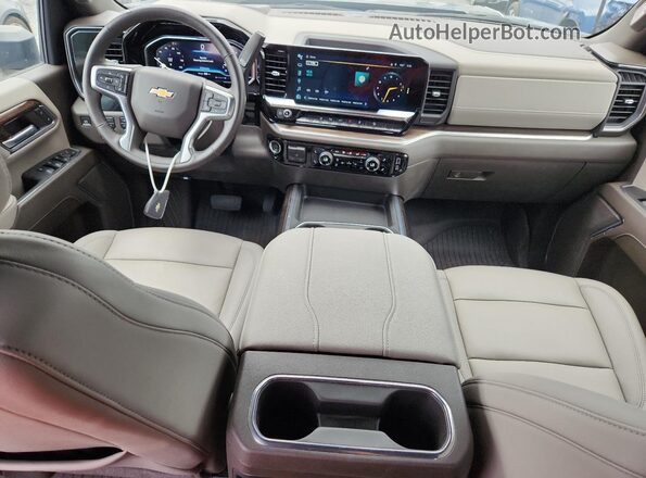 1GC4YNE76RF446225 2024 CHEVROLET SILVERADO Blue წინა პანელის ხედი