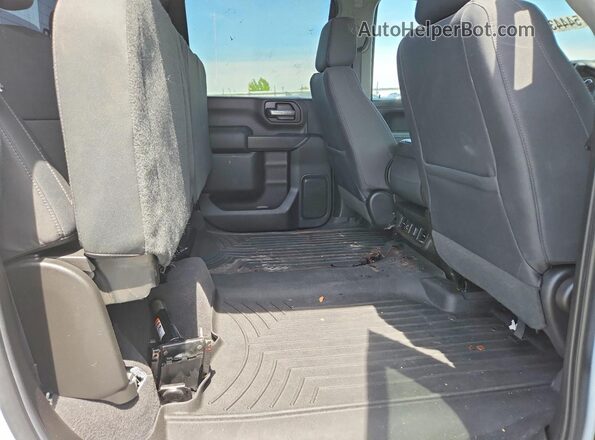 1GC4YNE79LF118207 2020 CHEVROLET SILVERADO White უკანა სავარძლების ხედი