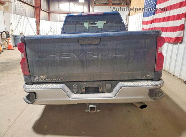 1GC4YNE79MF282591 2021 CHEVROLET SILVERADO Blue Rear view