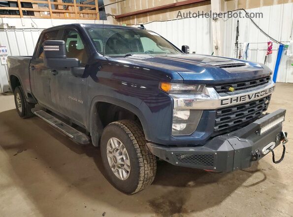 1GC4YNE79MF282591 2021 CHEVROLET SILVERADO Blue Front right