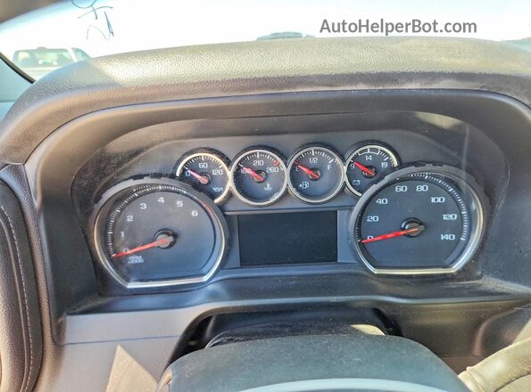 1GC4YNE7XLF330906 2020 CHEVROLET SILVERADO Серебряный Вид щитка приборов