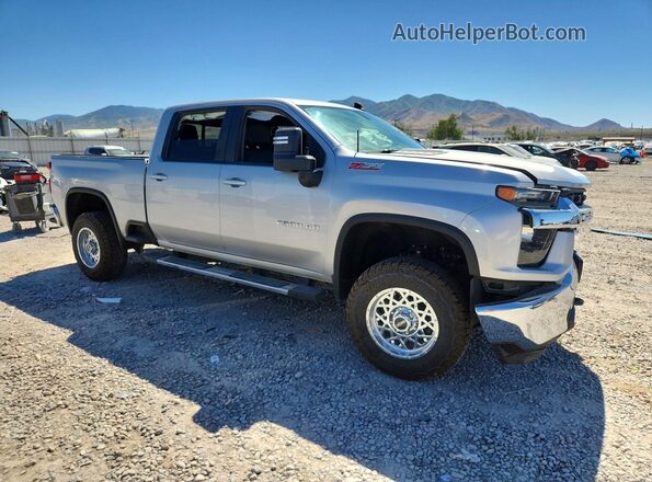 1GC4YNE7XLF330906 2020 CHEVROLET SILVERADO Серебряный Передняя правая четверть